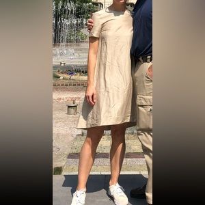 COS short sleeve linen dress